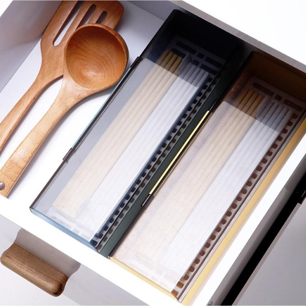 DustProof Drainable Chopstick Holder Organizer Box For Kitchen Storage 1