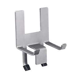 stainless steel pot lid holder with silicone grip kitchen organizer