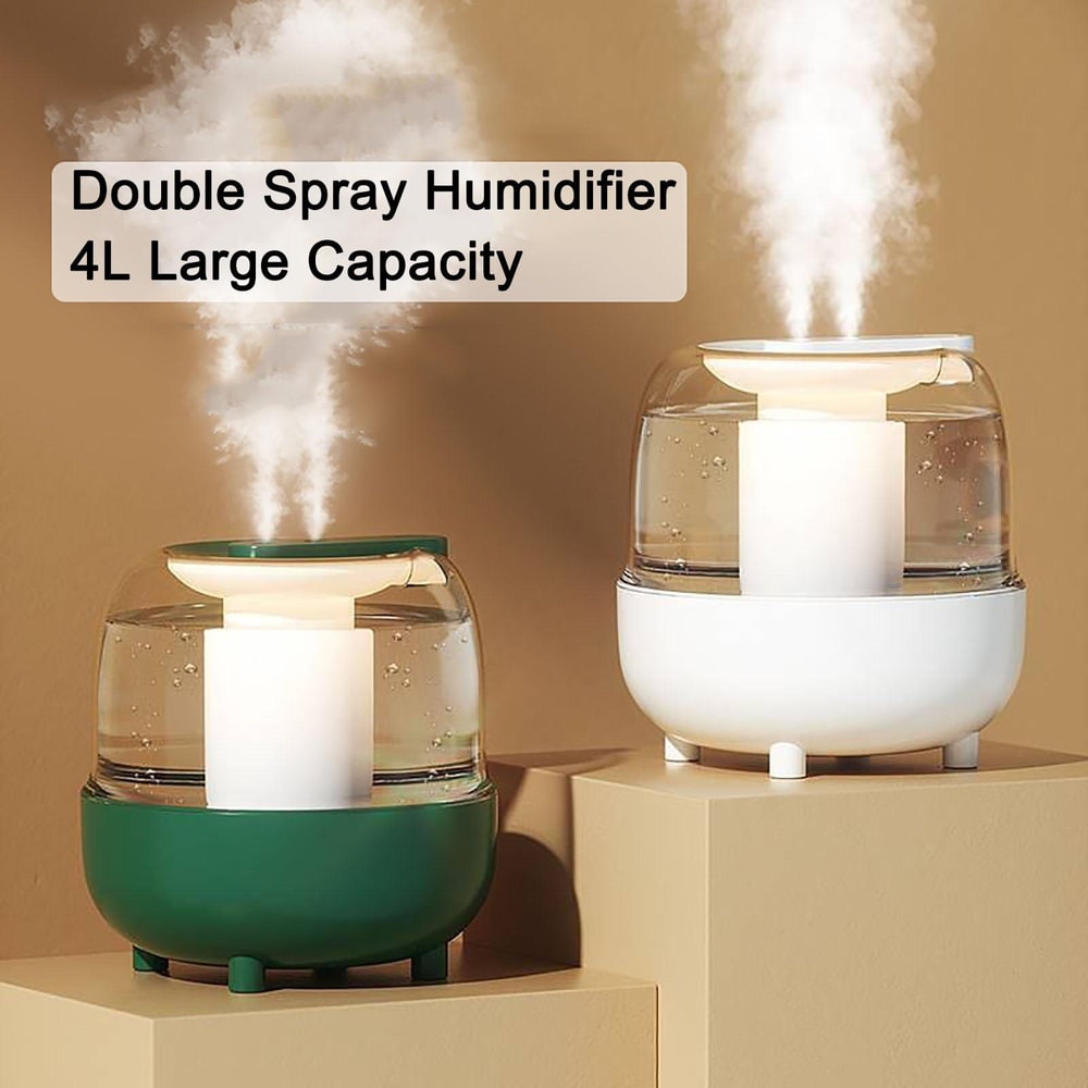 Cool Mist Humidifier for Bedroom with Essential Oil Diffuser and Night Light