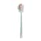 Household Bathroom Long Handle Soft Bristle Flower Shower BrushGreen