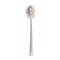 Household Bathroom Long Handle Soft Bristle Flower Shower BrushGreen