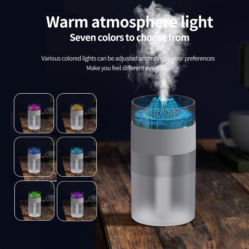 Humidifier With Color LED Light USB Aroma Diffuser 4