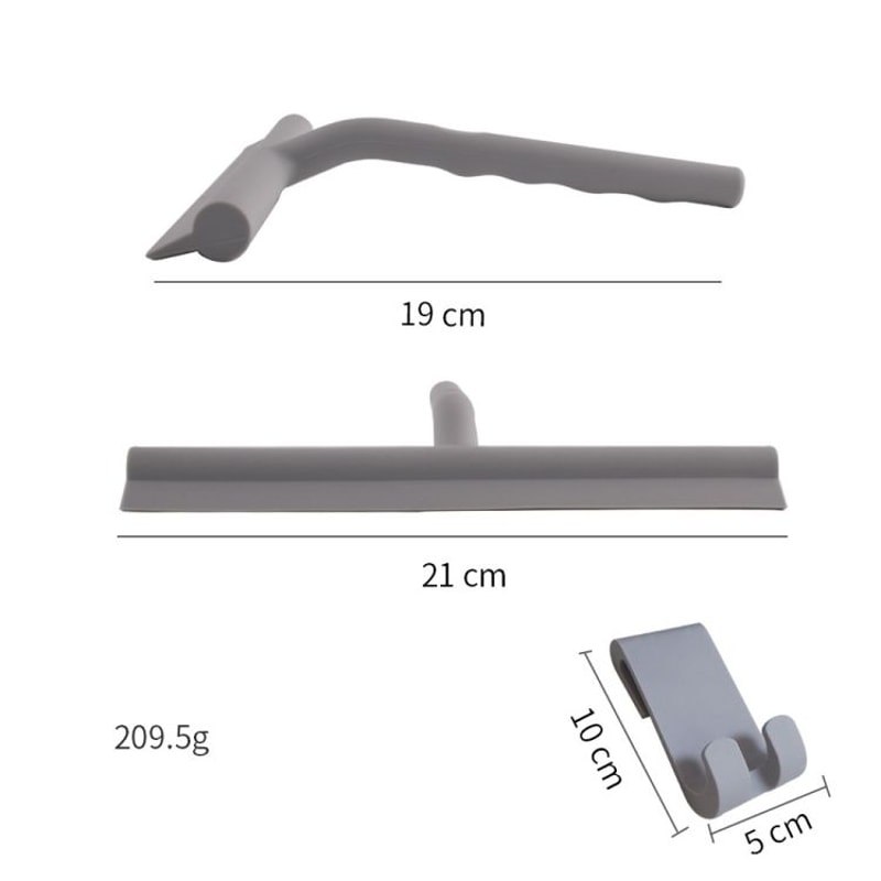 Silicone Window Squeegee Cleaner For Car Glass Bathroom Shower 3