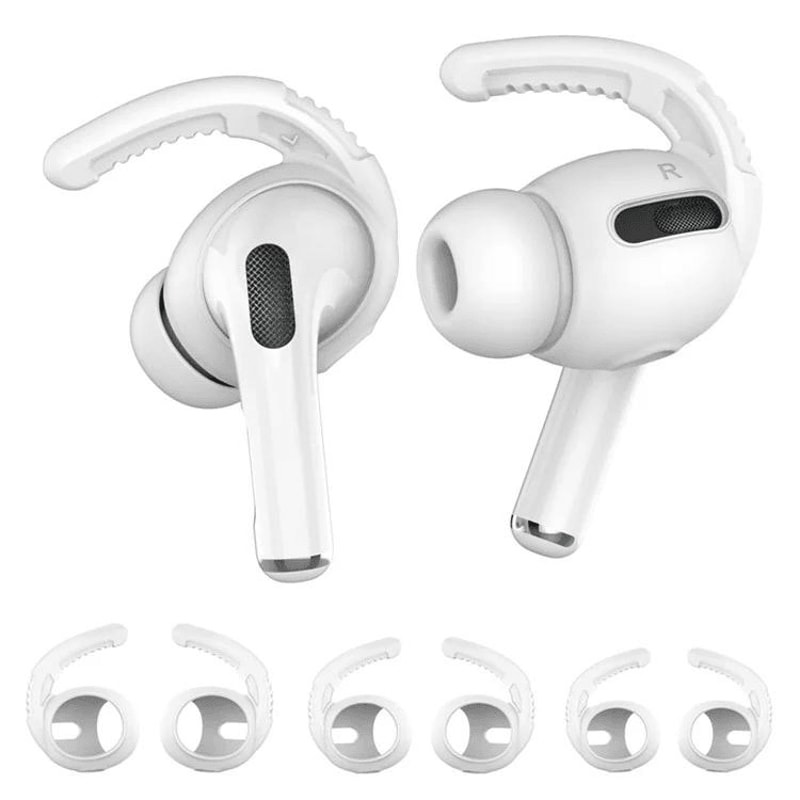 AirPods Pro Ear Hooks With AntiSlip Silicone Tips Secure Fit 0