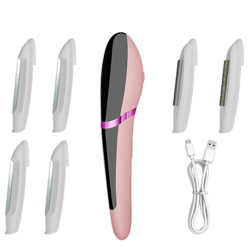 electric eyebrow trimmer & facial hair remover for women with light