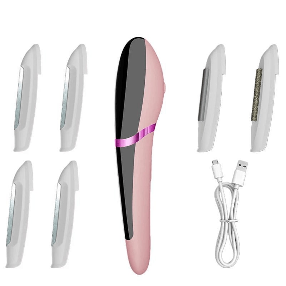 Electric Eyebrow Trimmer Facial Hair Remover For Women With Light 13