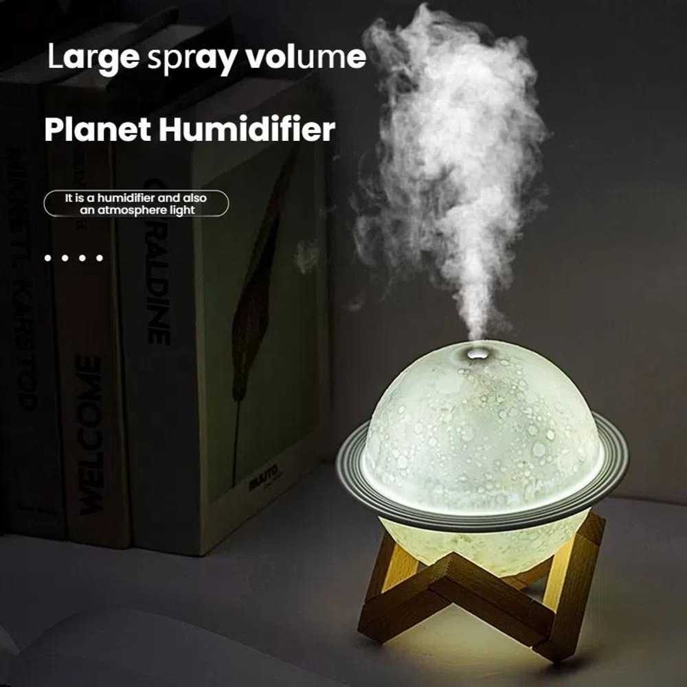 USB Humidifier With Ambient Light Large Mist For Home Car Aromatherapy 3
