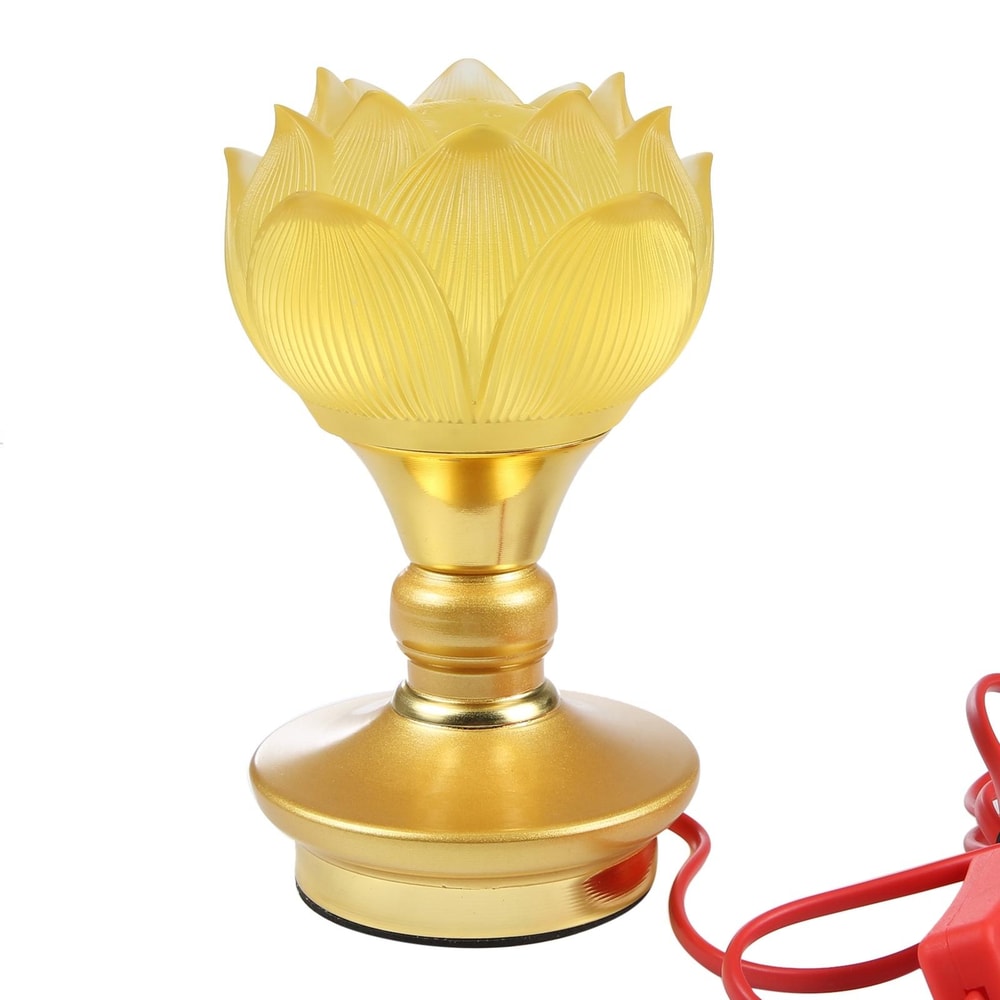 LED Lotus Altar Lamp Buddha Electronic Night Light Set Decorative Lotus LED Light
