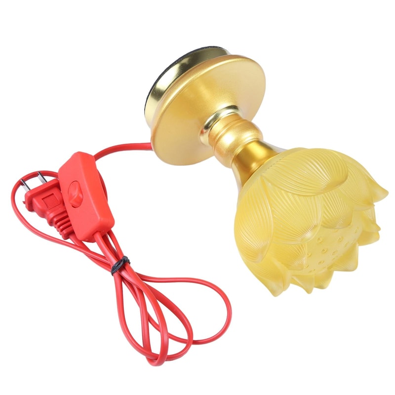 LED Lotus Altar Lamp Buddha Electronic Night Light Set Decorative Lotus LED Light