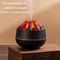 Charcoal Flame Humidifier Night Light USB Wood Grain Diffuser 2