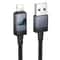 LED Display Fast Charging Cable 60W Woven USB Data Cable 0