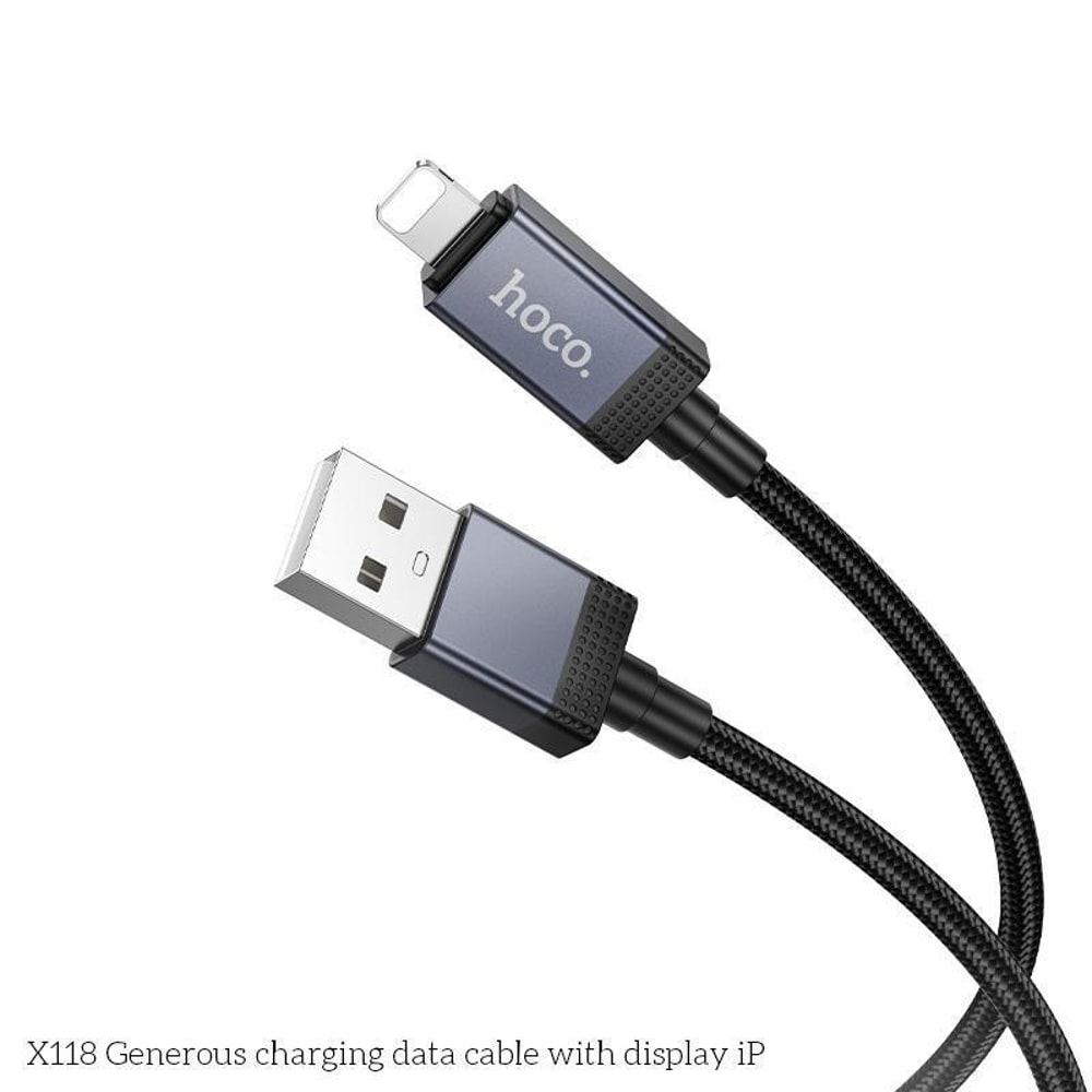 LED Display Fast Charging Cable 60W Woven USB Data Cable 1