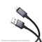 LED Display Fast Charging Cable 60W Woven USB Data Cable 1