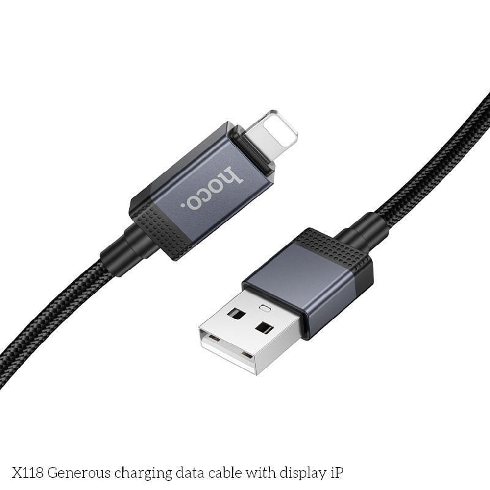 LED Display Fast Charging Cable 60W Woven USB Data Cable 3