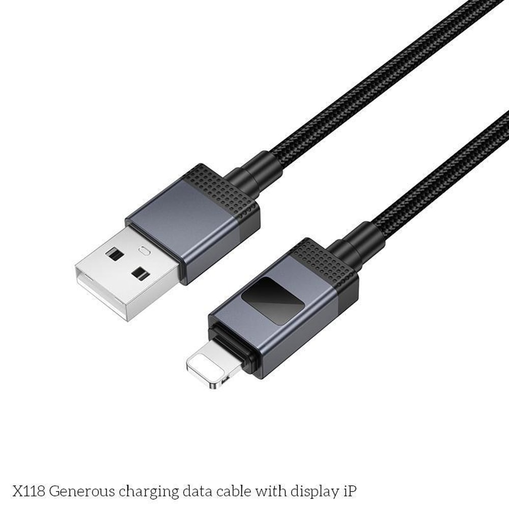 LED Display Fast Charging Cable 60W Woven USB Data Cable 5