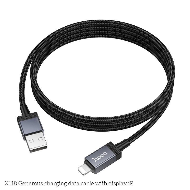 LED Display Fast Charging Cable 60W Woven USB Data Cable 7