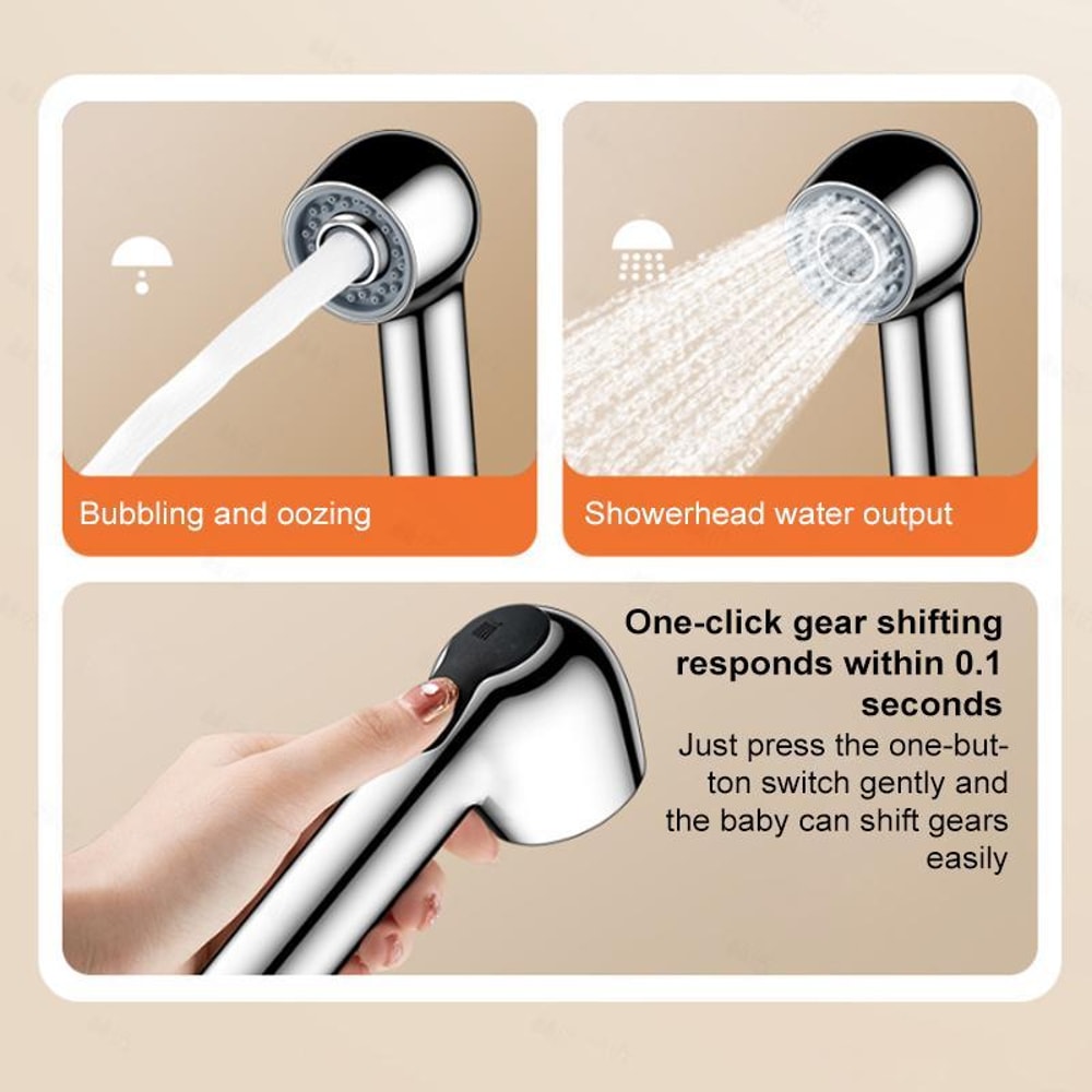 Kids Shower Head for Toddlers and Babies with Universal Fit