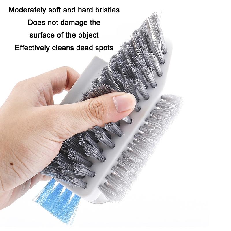 Deep Reach Bathroom Corner Cleaning Brush For Tile Grout And Crevice Scrubbing 3