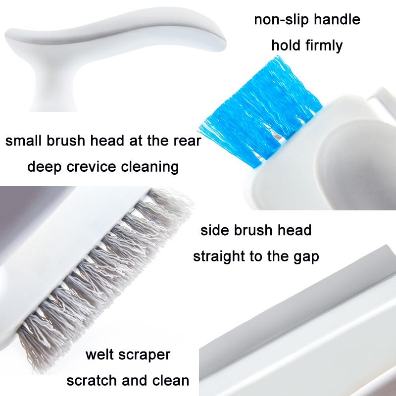 Deep Reach Bathroom Corner Cleaning Brush For Tile Grout And Crevice Scrubbing 5