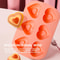 Silicone Heart Cake Mold Set Nonstick Mousse Baking Tray for Jelly Desserts