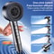 Filtered Shower Head High Pressure Handheld with One-Touch Stop
