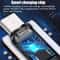 USBC LED Charging Cable With Auto Power Off Durable Zinc Alloy Fast Data Sync 9