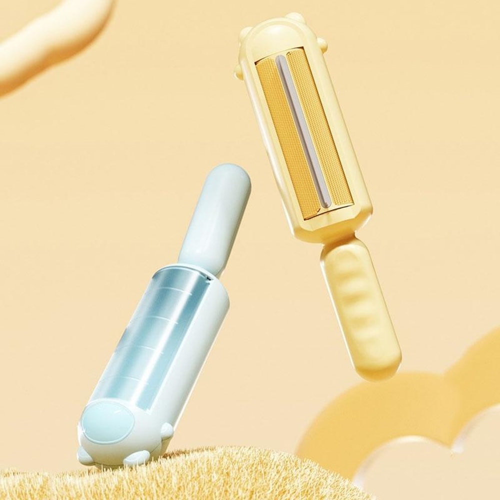 SelfCleaning Pet Hair Remover Brush For Furniture Clothes 0