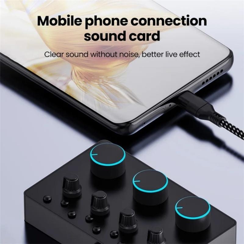 USB C To 35mm AUX Cable Braided HiFi Audio Adapter 4