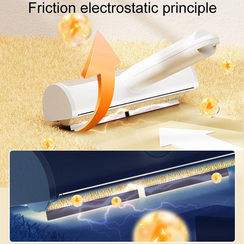 Electrostatic Pet Hair Remover Brush Reusable Fur Lint Cleaner For Clothes Furniture 6