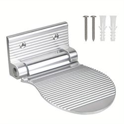 space aluminum shower foot rest wall mounted anti slip bathroom step for seniors and pregnancy