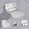 Space Aluminum Shower Foot Rest Wall Mounted Anti Slip Bathroom Step For Seniors And Pregnancy 3