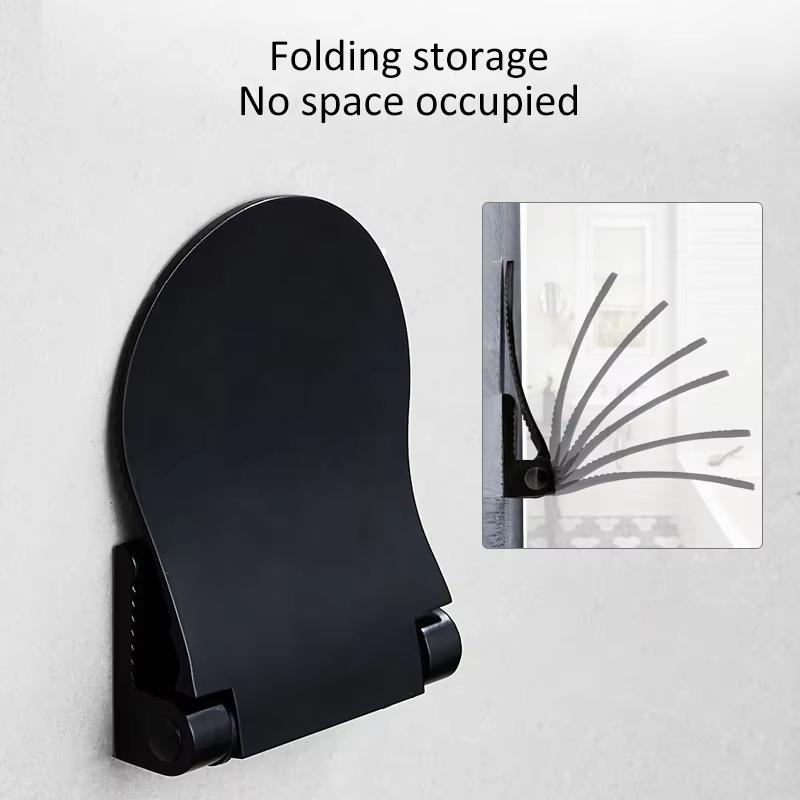 Space Aluminum Shower Foot Rest Wall Mounted Anti Slip Bathroom Step For Seniors And Pregnancy 4