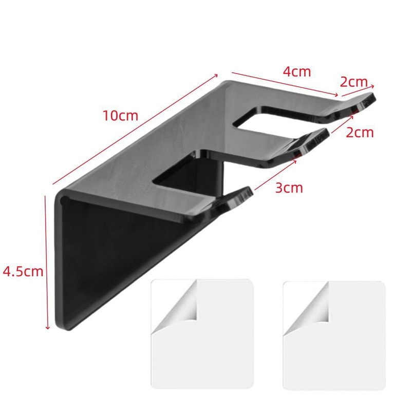 ClearGrip Self Adhesive Razor Holder For Shower Wall 4