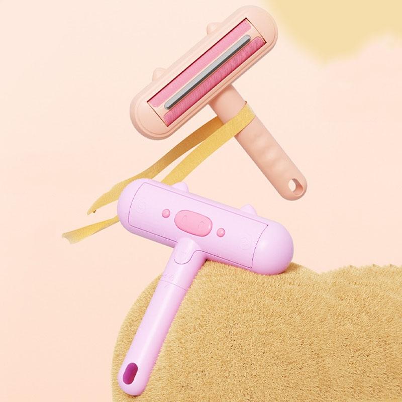 Pig Shape Pet Hair Remover Roller Reusable Lint Roller For Pet Hair Clothes Cleaner 1