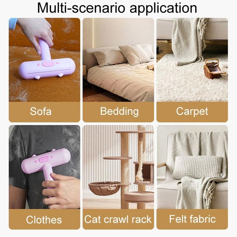 Pig Shape Pet Hair Remover Roller Reusable Lint Roller For Pet Hair Clothes Cleaner 10