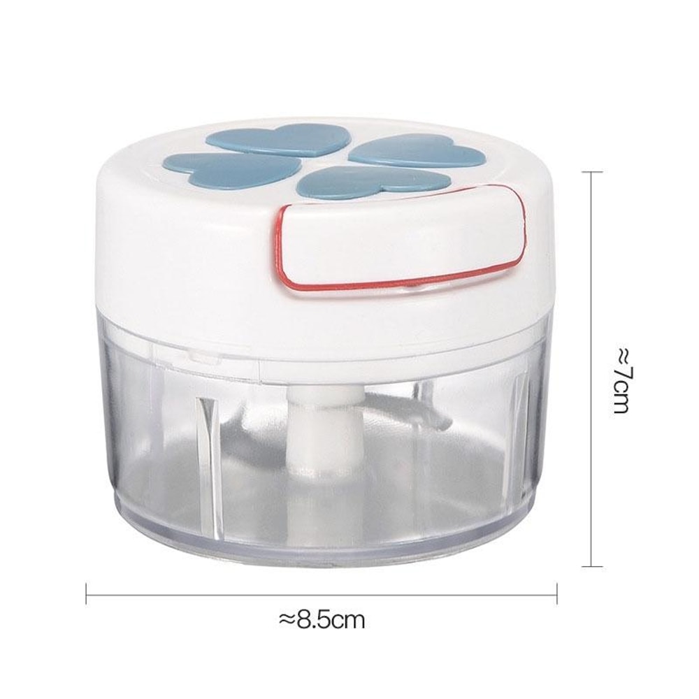 Manual Pull Garlic Chopper Multifunction Kitchen Garlic Mincer – Handheld Pull String Vegetable Cutter