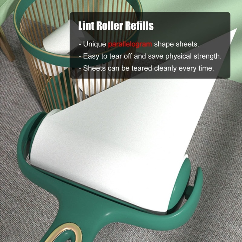 Portable Tearable Lint Roller For Pet Hair Reusable Clothes Lint Remover Brush 3
