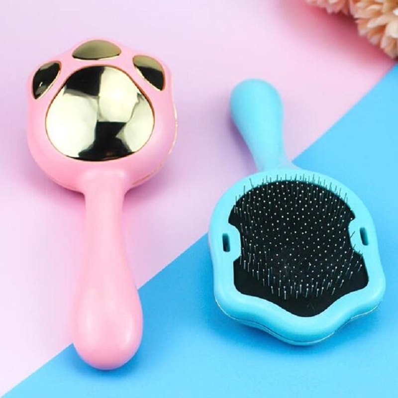 Footprint Pet Hair Remover Comb Gentle Pet Hair Remover For Dogs Cats Deshedding Grooming Brush 4