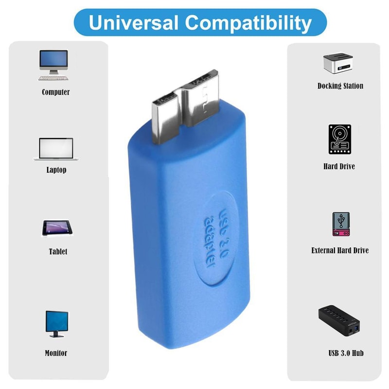USB 30 Mobile Hard Drive Adapter Cable Fast Charging Data Transfer 6