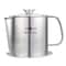 Stainless Steel Oil Filter Pot, Grease Separator & Oil Strainer Storage Container