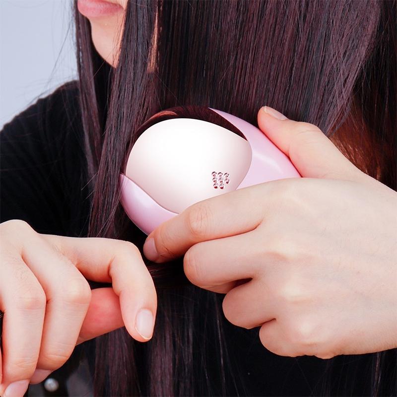 Ionic Hair Straightener Brush Portable Mini Anti Static Styling Comb 3