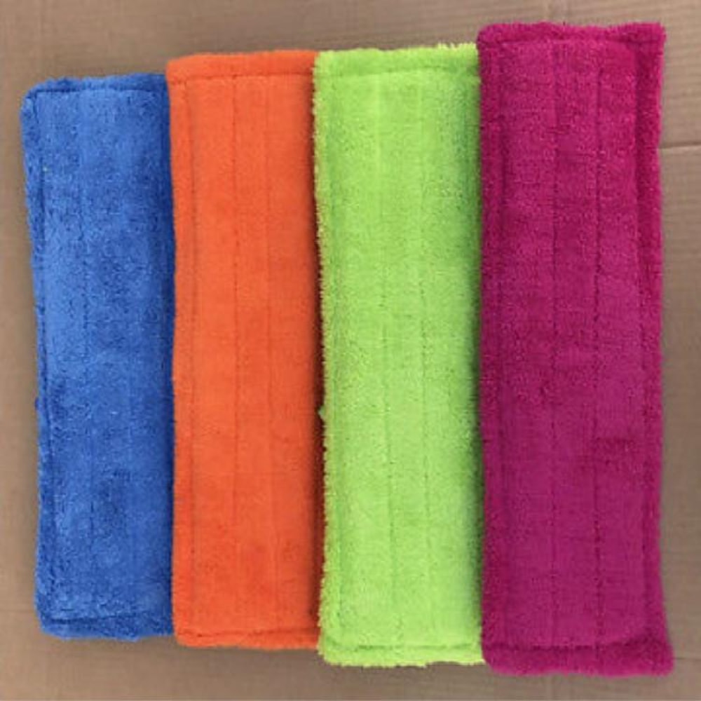 Coral Velvet Flat Mop Replacement Pad Floor Cleaning Mop Head Cloth Refill