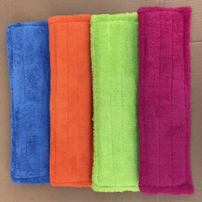 Coral Velvet Flat Mop Replacement Pad Floor Cleaning Mop Head Cloth Refill