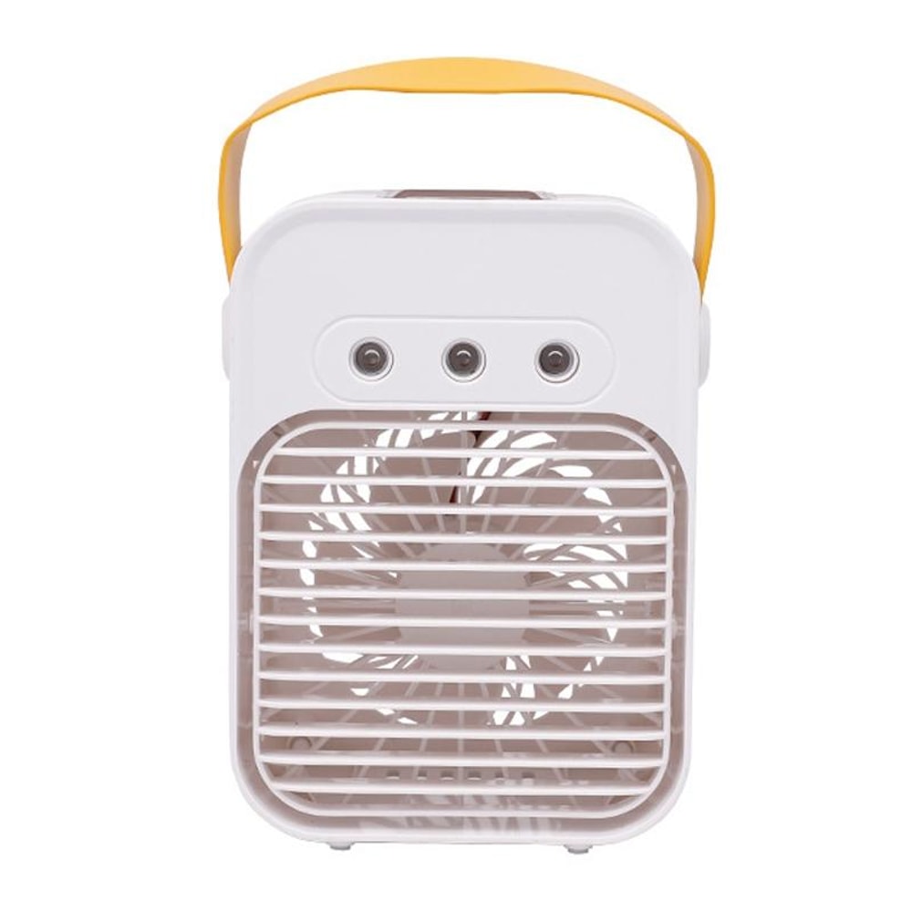 Mini Desktop Air Conditioner Fan, Portable Air Cooler & USB Air Humidifier Fan for Home and Office