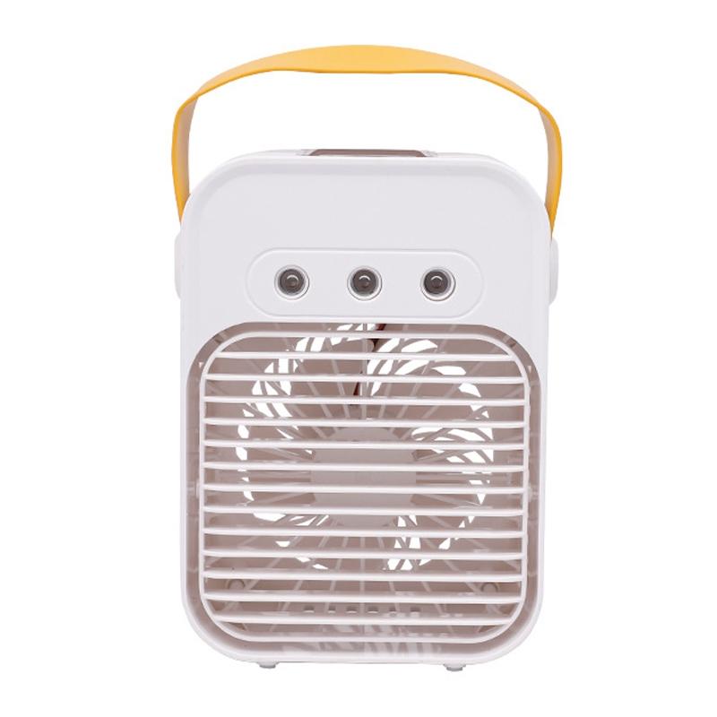 Mini Desktop Air Conditioner Fan, Portable Air Cooler & USB Air Humidifier Fan for Home and Office