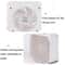 Mini Desktop Air Conditioner Fan, Portable Air Cooler & USB Air Humidifier Fan for Home and Office