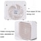 Mini Desktop Air Conditioner Fan, Portable Air Cooler & USB Air Humidifier Fan for Home and Office