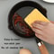 Cast Iron Skillet Frying Pan, Oven Safe Induction Cookware with Wooden Handle