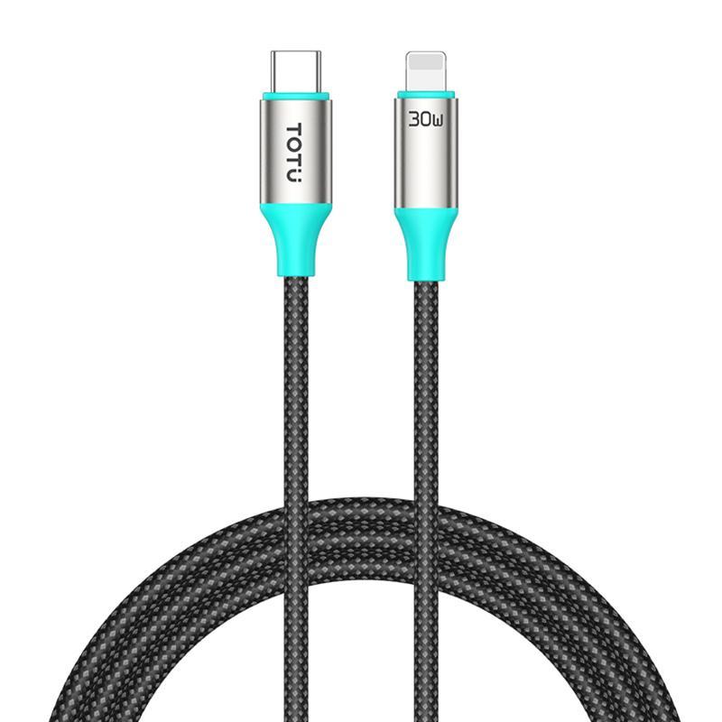 15W Fast Charging Cable Braided Aluminum Durable Data Sync Cord 2