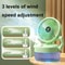 Foldable USB Desktop Humidifier Fan With Night Light 3Speed Cooling 4